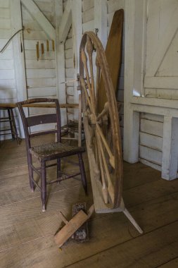 Tarih öncesi zamanlardan kalma antika bir çark. Yüksek kalite fotoğraf