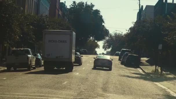ミシシッピ州ナチェズの通りをドライブする 高品質の4K映像 — ストック動画