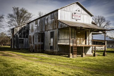 Cleveland, Mississippi 'deki rıhtım çiftliği. Yüksek kalite fotoğraf