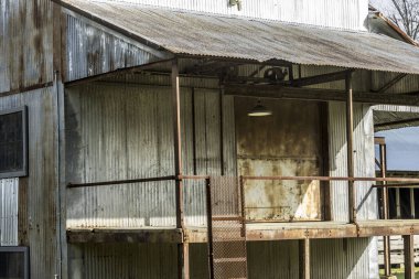 Cleveland, Mississippi 'deki rıhtım çiftliği. Yüksek kalite fotoğraf