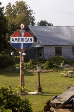 Eski yıpranmış dış kulubeler. Yüksek kalite fotoğraf