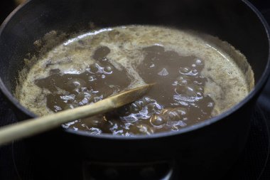 Çikolata parçacıklı ve şekerli kurabiye. Yüksek kalite fotoğraf