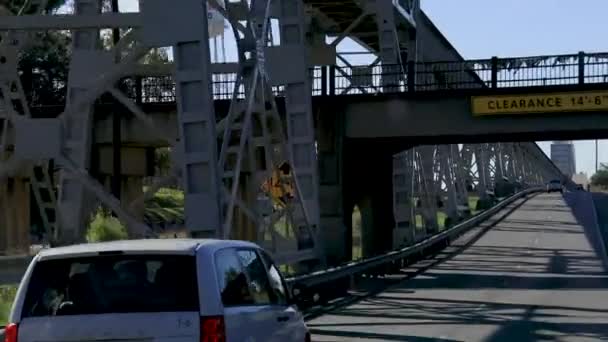 Driving Huey Long Bridge Baton Rouge High Quality Footage — Stock Video