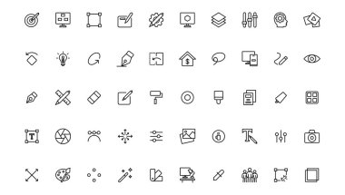  Grafik Tasarımı ile ilgili simge. Özet simgesi