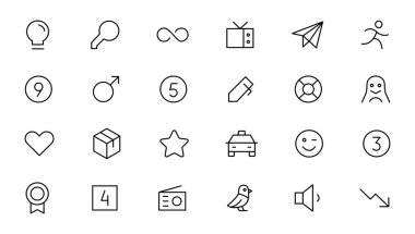 Piksel Mükemmel. Temel Kullanıcı Arayüzü Gerekli Ayarları. Çizgi Özeti Simgeleri. Uygulama, Web, Yazdırma için. Düzenlenebilir Vuruş. Piksel Vuruşu Yuvarlak Şapka ve Yuvarlak Köşeli Geniş