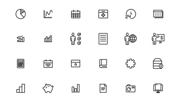 Business and Teamwork line icons set. Businessman outline icons collection. Money, investment, teamwork, meeting, partnership, meeting, work success.Outline icon
