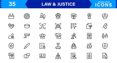 Hukuk & Adalet Simgesi Tanıtım Mahkemesi, Avukat, Gavel, Adalet Ölçeği ve Temiz, Profesyonel Vektör Kullanımı Biçiminde Hukuki Konseptler