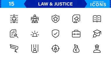 Hukuk & Adalet Simgesi Tanıtım Mahkemesi, Avukat, Gavel, Adalet Ölçeği ve Temiz, Profesyonel Vektör Kullanımı Biçiminde Hukuki Konseptler