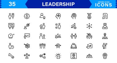 Liderlik Simgesi Temsili Otorite, Takım Çalışması, Strateji, Motivasyon ve Vizyon Minimalist, Profesyonel ve Pazarlanabilir Vektör Biçimi