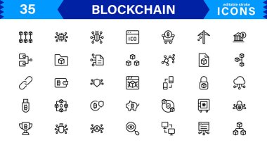 Şifreleme Para Birimi, Hesap Defteri, Güvenlik, Jeton ve Akıllı Sözleşmeler Temiz, Profesyonel ve SEO İyimser Vektör Tasarımı Önleme Simgesi