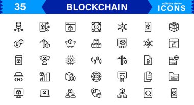 Şifreleme Para Birimi, Hesap Defteri, Güvenlik, Jeton ve Akıllı Sözleşmeler Temiz, Profesyonel ve SEO İyimser Vektör Tasarımı Önleme Simgesi