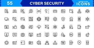 Siber Güvenlik Simgesi Korunma, Kalkan, Veri, Şifreleme ve Güvenlik Duvarı Konseptlerini Profesyonel, Temiz ve SEO İyimser Vektör Biçiminde Ayarla