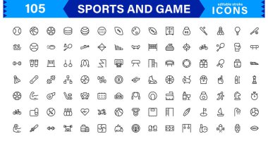 Profesyonel Spor Simgesi Koleksiyonu - Takım, Etkinlik ve Spor Projeleri için Yüksek Kaliteli Simgeler