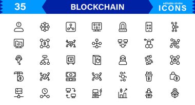Şifreleme Para Birimi, Hesap Defteri, Güvenlik, Jeton ve Akıllı Sözleşmeler Temiz, Profesyonel ve SEO İyimser Vektör Tasarımı Önleme Simgesi
