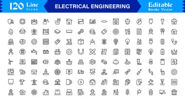 Coğrafya Özellikleri Profesyonel Satır Simgesi Asgari, Modern, Piksel Mükemmel Düzenleme Sembolleri Eğitim ve Haritalama Temaları 