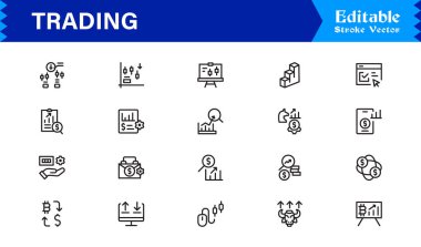 Ticari Özellikler: Profesyonel Modern Satır Finans, Stoklar ve Yatırımlar İçin Ayarlandı