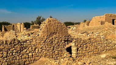 Salbook saudia rabia şehrinin eski kalıntıları.