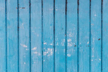 Kırık boyalı mavi ahşap duvar