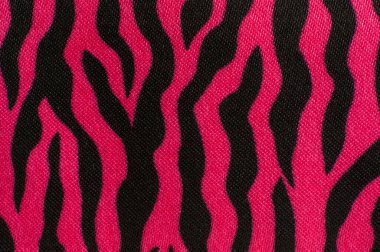 Pembe siyah zebra kumaşı.