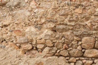 Kaya duvar pürüzlü yüzey dokusu ile