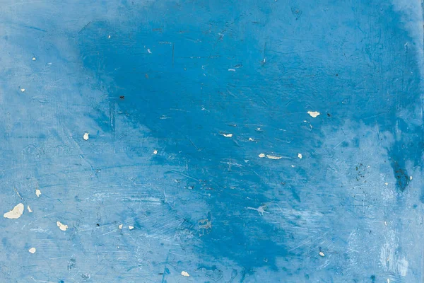 Μπλε Χρωματισμένο Τοίχο Είναι Κατεστραμμένο — Φωτογραφία Αρχείου