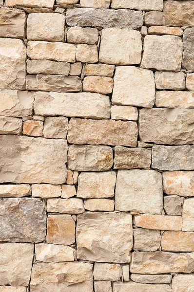 Calcaire Mur Bloc Surface Rugueuse — Photo