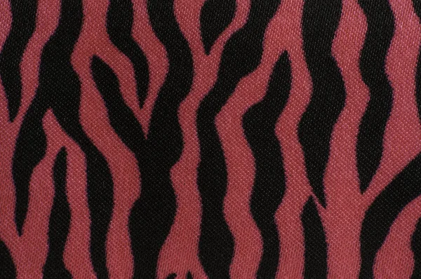 Tessuto Zebra Nero Rosa — Foto Stock