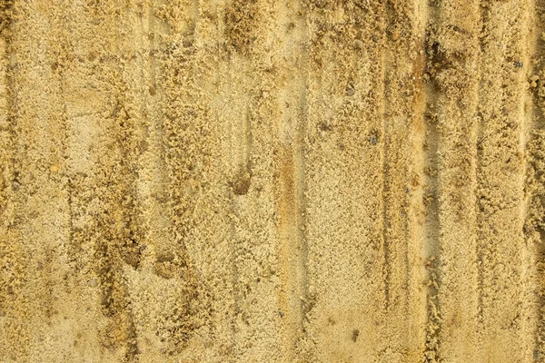 Superfície Arenosa Após Escavadeira Correr Balde — Fotografia de Stock