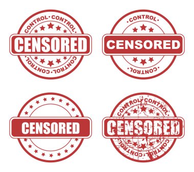 Belirli bir doğanın içeriğini yasaklayan bir işaret. Vektör çizimi. EPS 10.