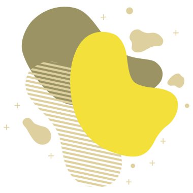 Soyut parlak modern grafik elementleri. Akan sıvı şekilli soyut gradyan pankartlar. Logo tasarımı için şablon. ESP 10.