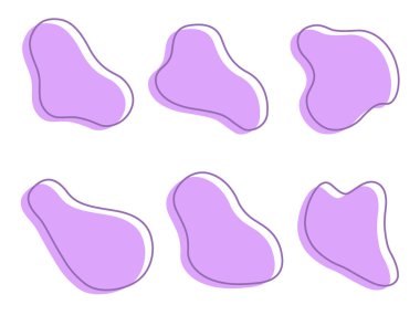 Mor dinamik sıvı şekiller ve çizgiler. Sıvı grafik şekil tasarım elementi. Vektör arkaplan veya akışkan geometrik modern sıçrama. EPS 10.