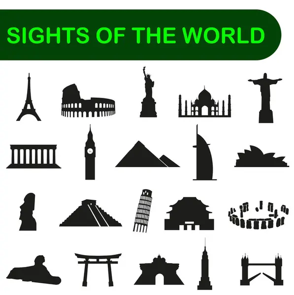 A set of icons on the theme of travel and recreation. EPS 10.