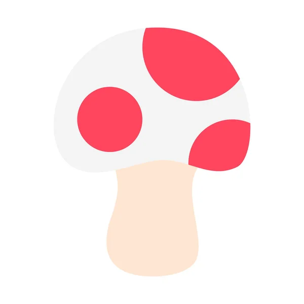 Mushroom Illustration Vector Graphic Icon — Stock Vector