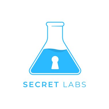 Erlenmayer 'ın gizli laboratuvarı basit bir bilim logosu, stilize edilmiş, temiz ve minimalist bir tasarım yapmayı düşünün.