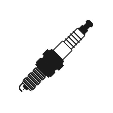 Buji simgesi Resim siyah beyaz araba servisi ve bakım simgelerinden oluşan bir koleksiyon içerir.