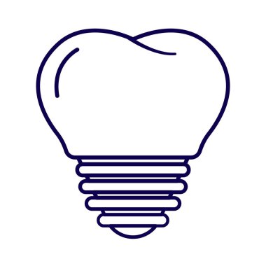 Diş implantı diş implantı için minimalist bir taslak ikonu tıbbi, sağlık ve dişçilik ile ilgili tasarımlar için idealdir..