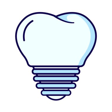 Tıbbi, sağlık ve dişçilikle ilgili tasarımlar için ideal diş implantlarının minimalist bir taslak simgesi.