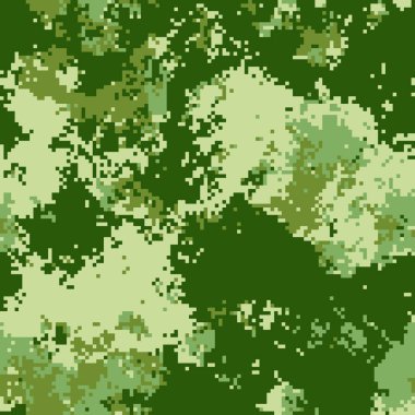 yeşil kamuflaj üniforması desensiz 