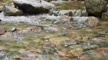 Akan su akıntısı nehir suyu akar.