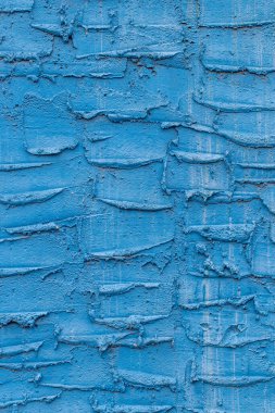 Yakın plan açık mavi duvar, soyut arkaplan ve fotokopi kağıdı fotoğrafı.