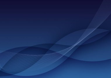 Mavi soyut dijital dalga arkaplanı