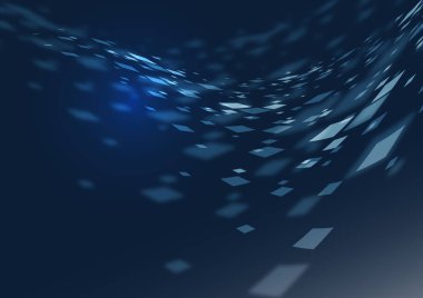 Uçan dijital siber teknoloji arkaplanı