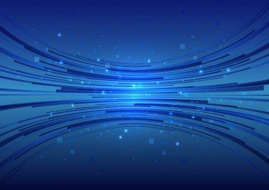 mavi dijital ağ dalga arkaplanı