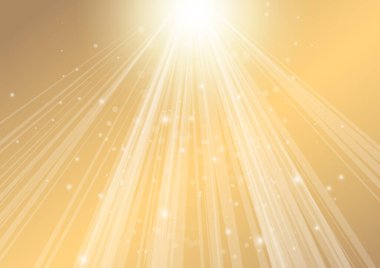 Altın ışıklandırma dokusu dökülüyor