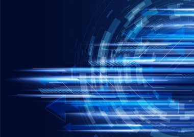 mavi siber teknoloji görüntü arkaplanı