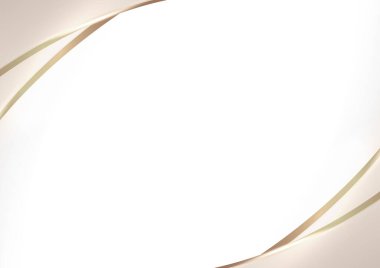 altın lüks çerçeve beyaz arkaplan