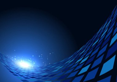 mavi dijital teknoloji dokusu arka planı