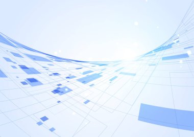 mavi parlak teknoloji görüntü arkaplanı