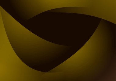altın soyut dalga siyah arkaplanı