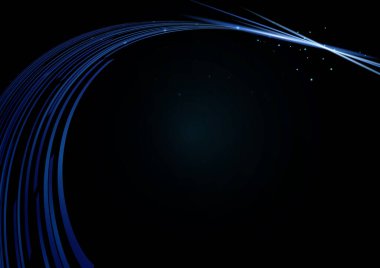 koyu mavi soyut dalga geçmiş